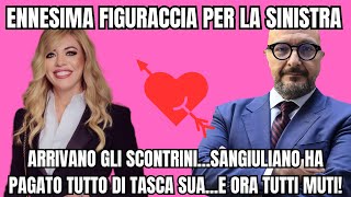 IL CASO SANGIULIANOUN ALTRO BLUFF MONTATO AD ARTEECCO TUTTE LE PROVEE LA SINISTRAMUTA [upl. by Anaytat]