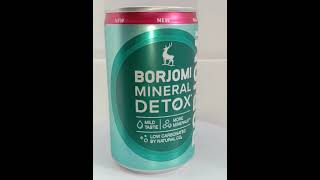 Empty Soda Can BORJOMI DETOX Mineral Water 150 ml Georgia 2021 Bottom Open [upl. by Pouncey]