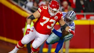 Chiefs OL Allegrettis family celebrates his TD [upl. by Ellebana]