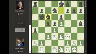 Leinier Dominguez Perez VS Richard Rapport 2023grandchesstoursinquefieldcup ROUND 07 [upl. by Kassab320]