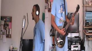 Eiffel 65  Im Blue Da Ba Dee on Guitar Bass and Keyboard Rock Remix WVocals [upl. by Azral]