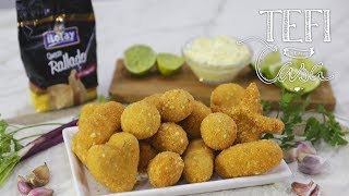 Nuggets de Pescado Rebozadas con Queso  Tefi en Casa [upl. by Jeane]