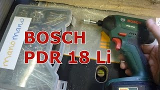 Bosch PDR 18 Li  Test Produit [upl. by Orrocos]