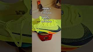 Nike Alphafly 1 Vs Alphafly 3 nike nikerunning alphafly [upl. by Halla]