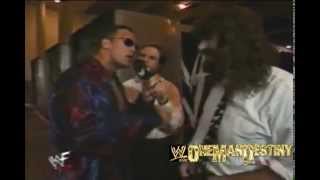 WWF RAW10111999The Rock Interview [upl. by Anairam]