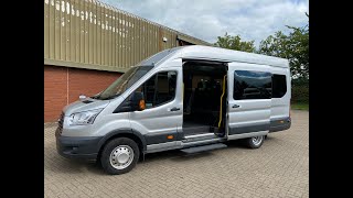 17 Seat Ford Transit Euro 6 Minibus  Walkaround Video [upl. by Ardried232]