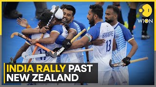 Paris Olympics 2024 Indian mens hockey team beats NZ 32 in their opening match  WION [upl. by Raeann]