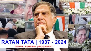 Indian Billionaire Businessman Ratan Tata Funeral  Biography [upl. by Notsa]