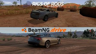 Which Has Better Physics Rigs of Rods vs BeamNGDrive Showdown [upl. by Aiek718]