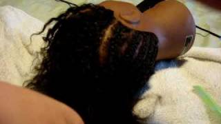 How to remove Cornrows minimal breakage [upl. by Lindsley134]