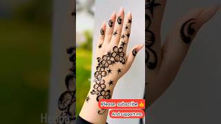 Star ⭐⭐💫💫 mehndi designs back hand henna mehndi shorts trending youtubeshorts youtubevideo [upl. by Nylrahs]