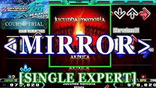 MIRROR DDR A20 PLUS  Jucunda Memoria  Akhuta SINGLE EXPERT 譜面確認Clap [upl. by Ynohtnad]