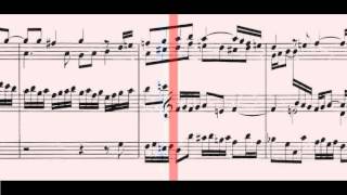 BWV 542  Fantasia amp Fugue in G Minor Scrolling [upl. by Campagna]