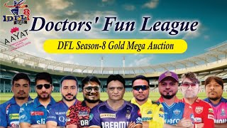 GOLD MEGA AUCTION DFL SEASON8  📽️ live broadcast by A ONE CRICKET LIVE [upl. by Perot]