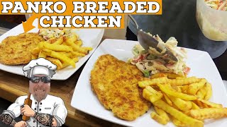 Panko Breaded chicken  acekoolofficial easyrecipe dailyfood [upl. by Aiuqes]