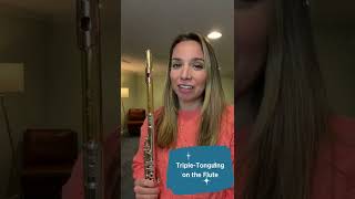 Triple Tonguing on the Flute with Amanda Blaikie [upl. by Anaerdna401]