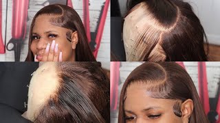 Very DETAILED How To Pluck Customize amp Prep A Frontal Wig For Install Ft Hermosa Hair [upl. by Haet545]