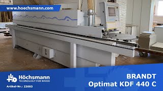 BRANDT KDF 440 C Optimat Höchsmann Klipphausen [upl. by Nnylatsyrk]