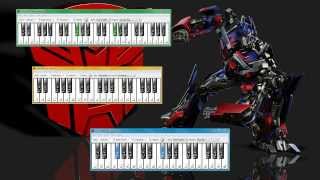 Transformers  Arrival to Earth amp Scorponok  Multiple Virtual Piano [upl. by Eixam27]