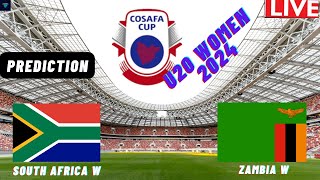 South Africa 0 vs 3 Zambia COSAFA U20 Womens Championship 2024 Football Match [upl. by Jehovah]