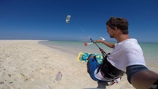 Kiteboarding in crazy paradise [upl. by Tomkin]