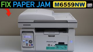 Pantum M6559NW Paper Jam [upl. by Ennovaj931]