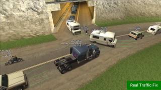 GTA San Andreas with DENSE TRAFFIC Assetto Corsa [upl. by Ophelie]