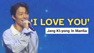 Jang Kiyong Sings I Love You  Beautiful Day in Manila [upl. by Sackman]