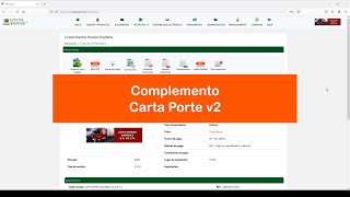 Complemento Carta Porte v2 [upl. by Nnayecats]