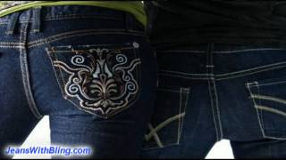 Jeans With Bling On The Pockets [upl. by Grishilda]