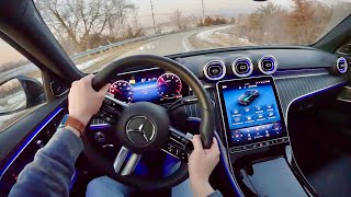 2022 MercedesBenz C300 4MATIC Sedan  POV Review [upl. by Ama]