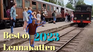 Best of Lennakatten 23 4K Ånglok amp Rälsbuss [upl. by Nalrah]