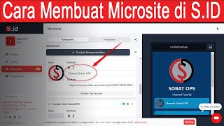 Microsite Tutorial  Cara Membuat Microsite di Situs Sid Gratis [upl. by Tamanaha]