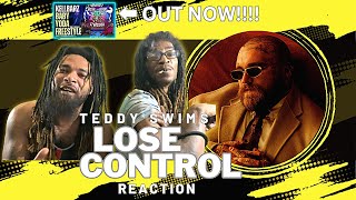 Teddy Swims  Lose Control Live Reaction [upl. by Anairdna]