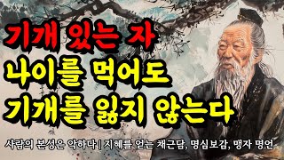 사람의 본성은 악하다  지혜를 얻는 채근담 명심보감 맹자 순자 장자 발타자르 그라시안 쇼펜하우어 명언  기개 있는 자 나이를 먹어도 기개를 잃지 않는다 [upl. by Enrobialc661]