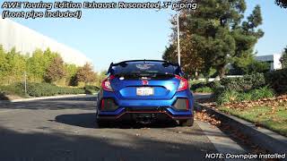 AWE Touring Exhaust System  Honda Civic Type R [upl. by Eedrahc]