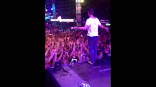 Eddie Halliwell stage dive  BCM Square Mallorca  1707013 [upl. by Eissirk]