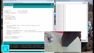 SENSOR ULTRASÓNICO HCSR04 CON ARDUINO UNO [upl. by Emmy]