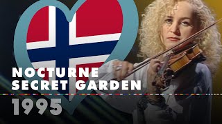 NOCTURNE – SECRET GARDEN Norway 1995 – Eurovision Song Contest HD [upl. by Capon]