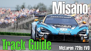 Track Guide  Misano ACC 195  McLaren 720s EVO  Pitskillio [upl. by Siroval374]