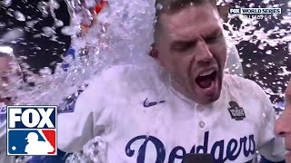 Thats a dream come true – Dodgers Freddie Freeman after his gamewinning grand slam in Game 1 [upl. by Freiman407]