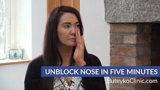 Unblock Nose in Five Minutes  Buteyko Breathing Method [upl. by Geoffry649]