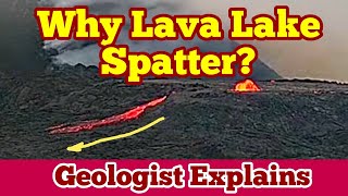 Why Lava Lake Spatter Geologist Explains Iceland KayOne Volcano Eruption Update Lava Tube [upl. by Mintun]