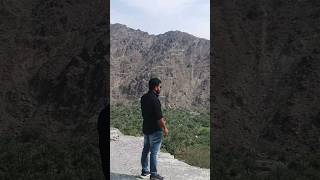 fujairah tourist place  mountains in uae trendingshorts mountain tourism travel vlog shorts [upl. by Cohberg]