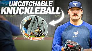 Uncatchable Pro Knuckleballer In Live ABs  Jordan Powell [upl. by Enorahs]