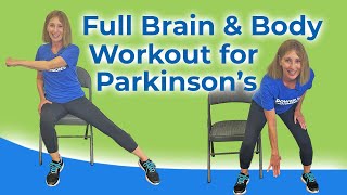 Full Brain amp Body Workout for Parkinsons  40 Minutes  No Equipment [upl. by Hendrika]