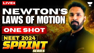 Newtons Laws of Motion  Part 1  Sprint Series for NEET 2024  Anupam Upadhyay [upl. by Iliak]