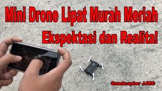 Mini Drone Murah Meriah Bisa Dilipat Ekspektasi dan Realita [upl. by Barncard34]