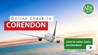 Corendon Online Checkin  In wenigen Minuten bei Corendon einchecken [upl. by Parke]