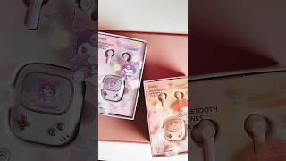 miniso x sanrio headphone unboxing 💕💜🦄🌸 miniso sanrio unboxing headphones mymelody kuromi [upl. by Leva]